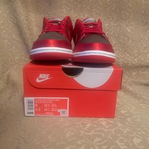 Size 6w Nike Dunk Low Satin UNLV W